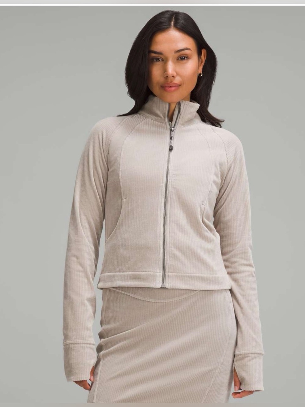 Lululemon Scuba Track Jacket *Velvet Cord